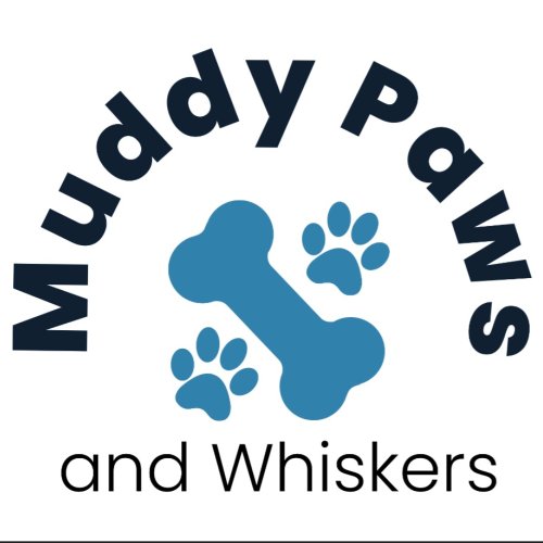 Muddy paws and whiskers