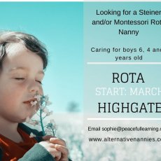 Steiner and/or Montessori Rota Nanny
