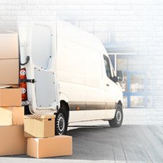 Van and Man hire service house office removal
