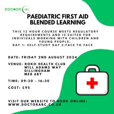 Paediatric First Aid Blended Learning
